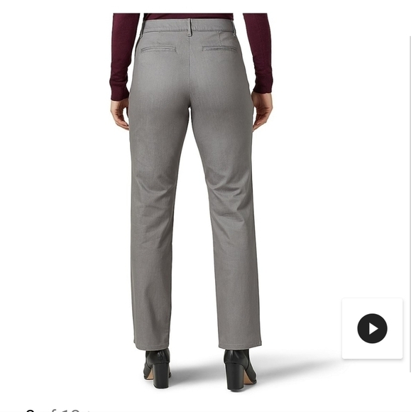 Lee Relaxed fit Straight leg Mid Rise Imperial Blue pants 18L NWT - Picture 4 of 13